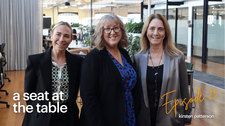 A Seat At The Table: Episode 23 - Kirsten Patterson (KP), CEO at Institute of Directors in New Zealand