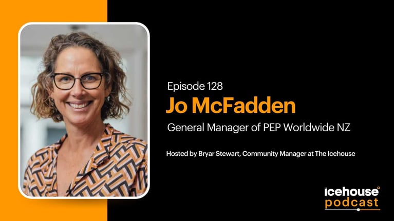 Episode 128: Jo McFadden, General Manager of PEP Worldwide NZ
