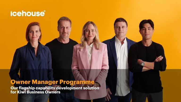 The Icehouse Product Focus: Owner Manager Programme (OMP)